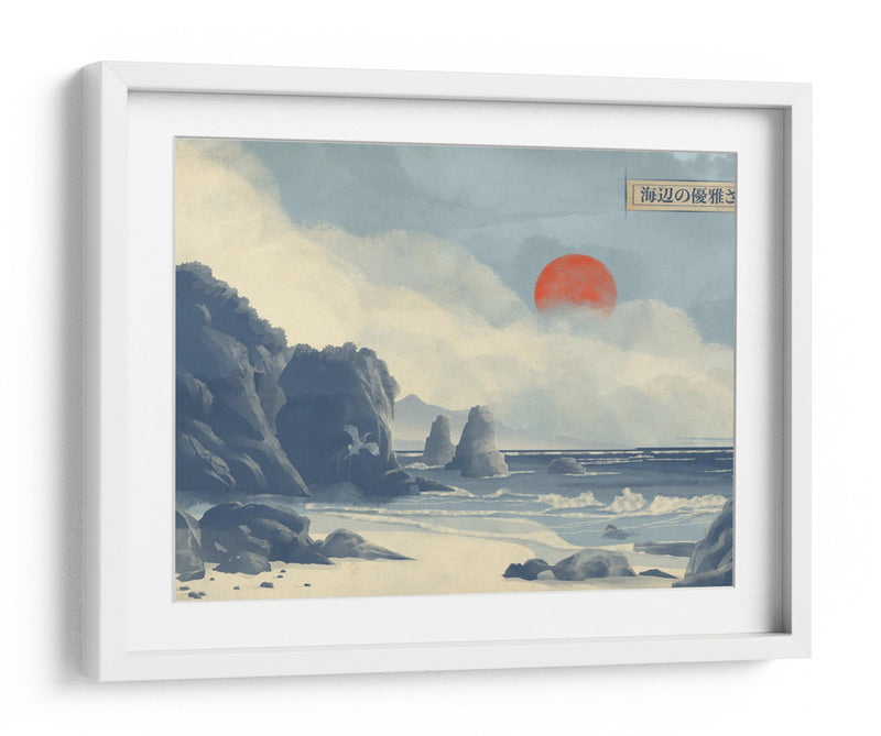 Elegancia en la Orilla - Fadil Roze | Cuadro decorativo de Canvas Lab