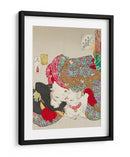 Mujer con mascota Era Kansei (1888) Por Tsukioka Yoshitoshi - Tsukioka Yoshitoshi | Cuadro decorativo de Canvas Lab