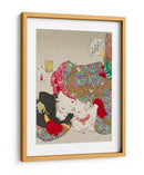 Mujer con mascota Era Kansei (1888) Por Tsukioka Yoshitoshi - Tsukioka Yoshitoshi | Cuadro decorativo de Canvas Lab