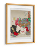 Mujer con mascota Era Kansei (1888) Boarder Por Tsukioka Yoshitoshi - Tsukioka Yoshitoshi | Cuadro decorativo de Canvas Lab