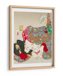 Mujer con mascota Era Kansei (1888) Boarder Por Tsukioka Yoshitoshi - Tsukioka Yoshitoshi | Cuadro decorativo de Canvas Lab