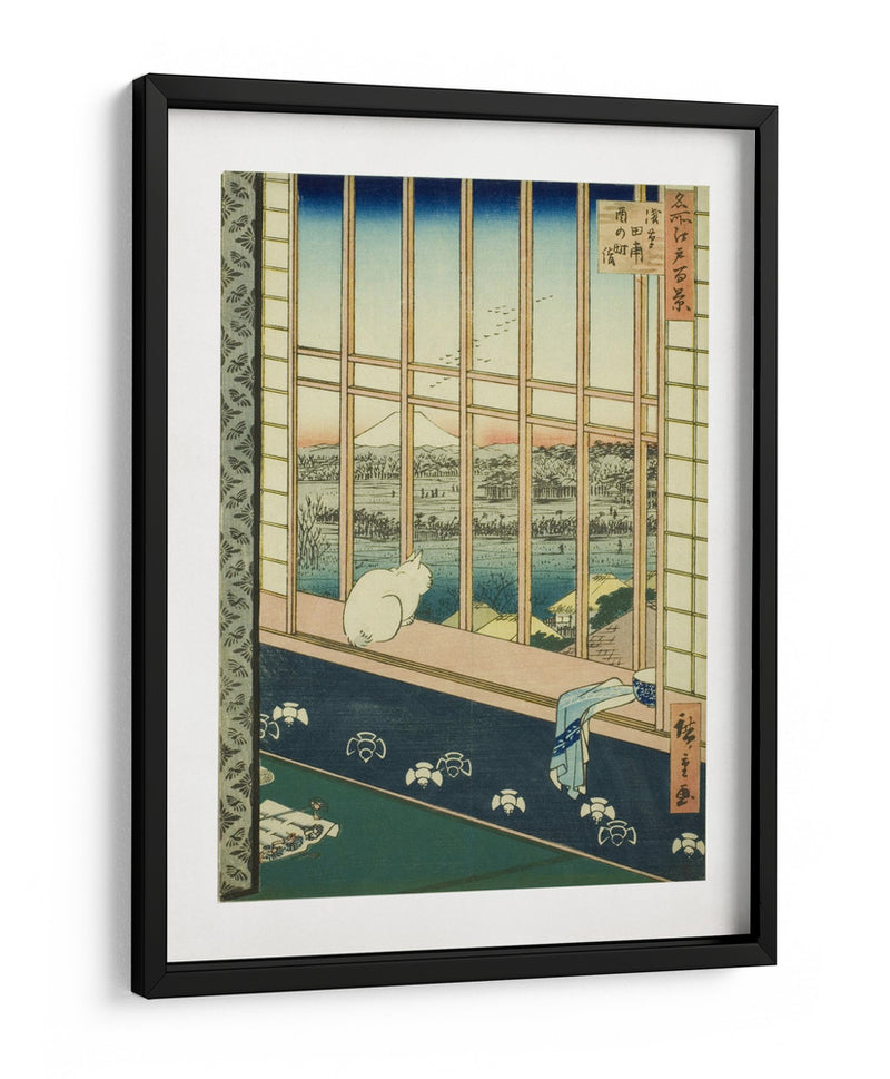 Campos de Arroz de Asakusa - Utagawa Hiroshige | Cuadro decorativo de Canvas Lab