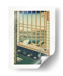 Campos de Arroz de Asakusa - Utagawa Hiroshige | Cuadro decorativo de Canvas Lab