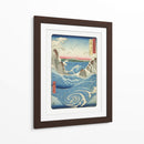Remolinos de Naruto de la provincia de Awa - Utagawa Hiroshige | Cuadro decorativo de Canvas Lab