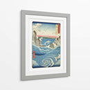 Remolinos de Naruto de la provincia de Awa - Utagawa Hiroshige | Cuadro decorativo de Canvas Lab