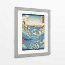 Remolinos de Naruto de la provincia de Awa - Utagawa Hiroshige | Cuadro decorativo de Canvas Lab