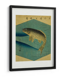Carpa en el río Tone, Tonegawa No Koi - Utagawa Hiroshige | Cuadro decorativo de Canvas Lab