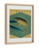 Carpa en el río Tone, Tonegawa No Koi - Utagawa Hiroshige | Cuadro decorativo de Canvas Lab