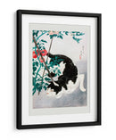 Gato con planta de tomate (1931) - Hiroaki Takahashi | Cuadro decorativo de Canvas Lab