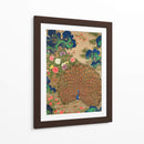 Pavo real y flores chinos (siglo XVII) I - Vintage Japanese | Cuadro decorativo de Canvas Lab