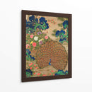 Pavo real y flores chinos (siglo XVII) I - Vintage Japanese | Cuadro decorativo de Canvas Lab
