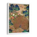 Pavo real y flores chinos (siglo XVII) I - Vintage Japanese | Cuadro decorativo de Canvas Lab