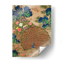 Pavo real y flores chinos (siglo XVII) I - Vintage Japanese | Cuadro decorativo de Canvas Lab