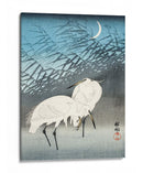 Garzas y Juncos a la Luz de la Luna (1926) - Ohara Koson | Cuadro decorativo de Canvas Lab