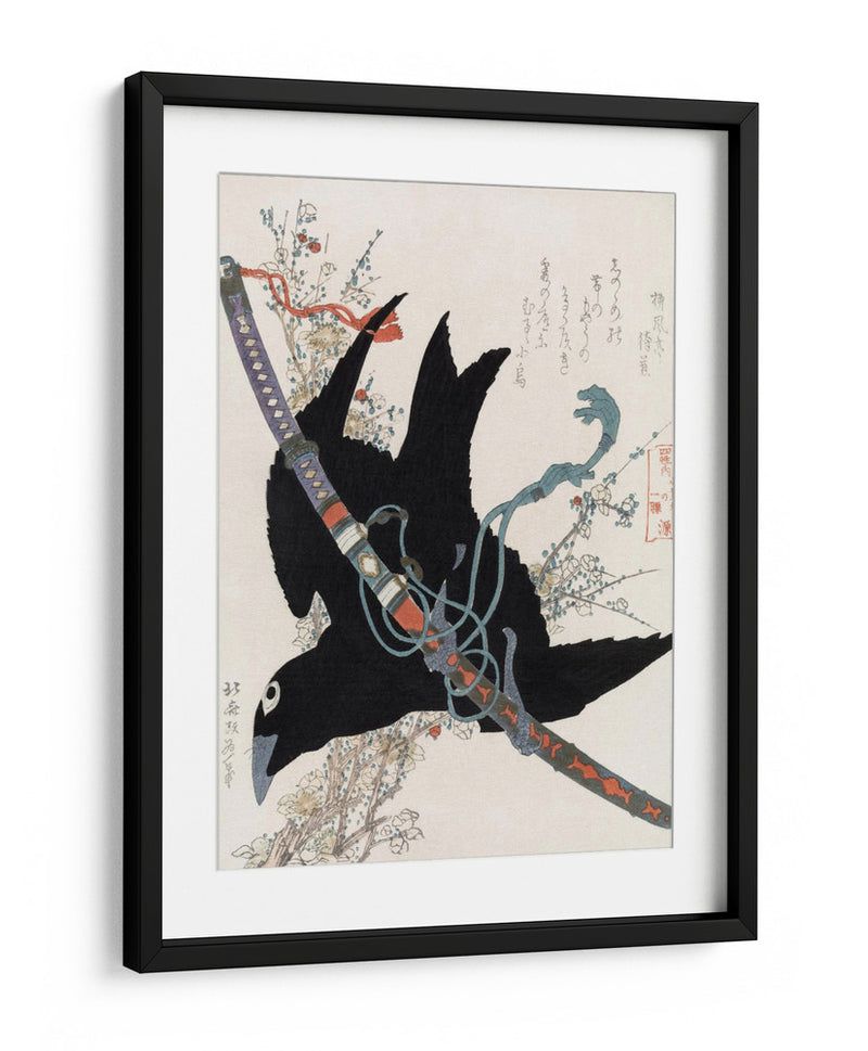 Hokusai: Una comparación de poemas Genroku y conchas (1760 1849) - Fluidys | Cuadro decorativo de Canvas Lab