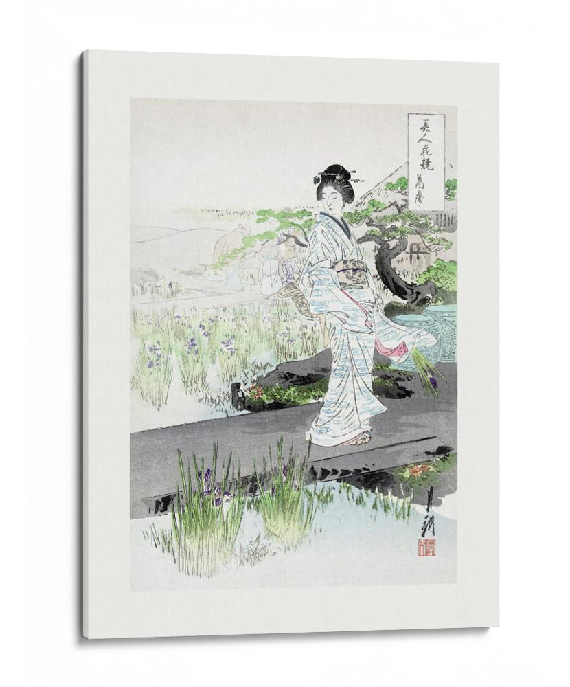 Jardín de Iris (1887–1896) - Ogata Gekko | Cuadro decorativo de Canvas Lab