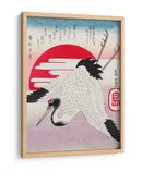 Grulla japonesa volando (1900) - Yashima Gakutei | Cuadro decorativo de Canvas Lab