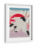 Grulla japonesa volando (1900) - Yashima Gakutei | Cuadro decorativo de Canvas Lab