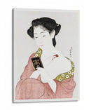 Mujer japonesa aplicándose polvos (1918) - Hashiguchi Goyo | Cuadro decorativo de Canvas Lab