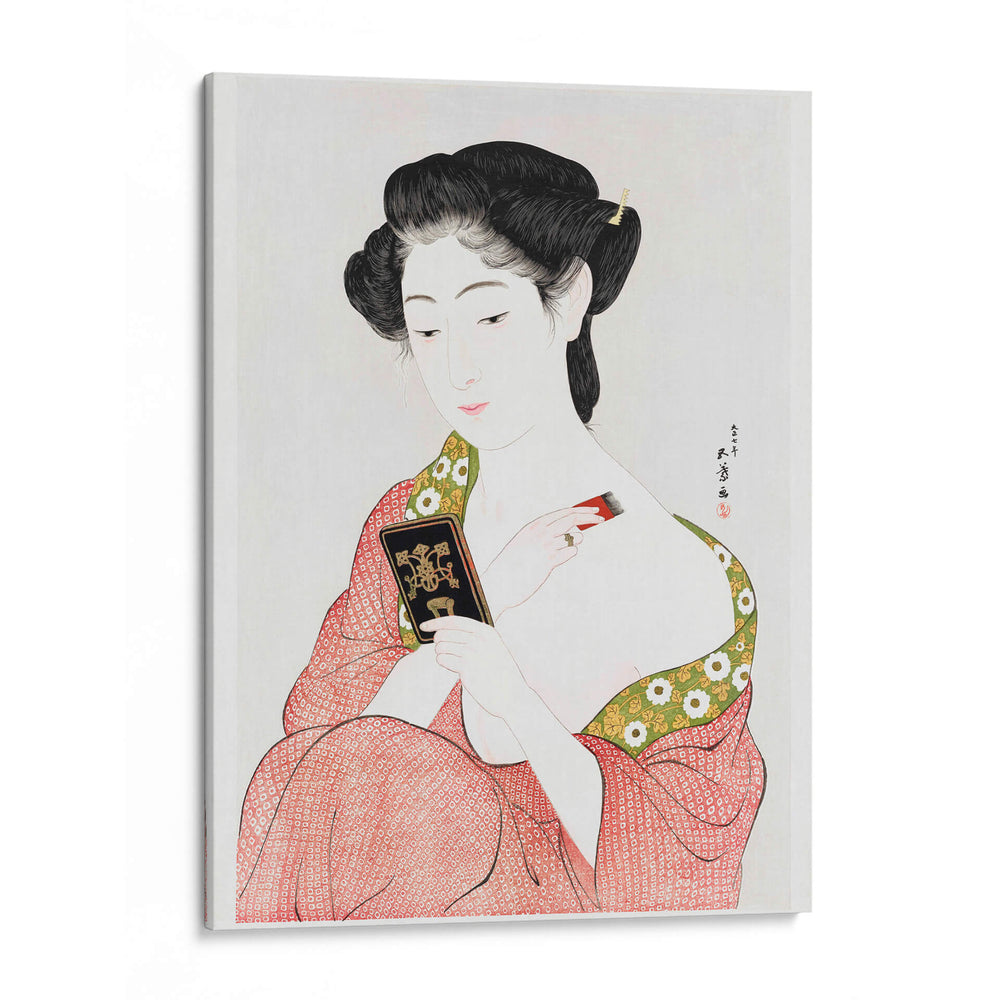 Mujer japonesa aplicándose polvos (1918) I - Hashiguchi Goyo | Cuadro decorativo de Canvas Lab