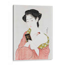 Mujer japonesa aplicándose polvos (1918) I - Hashiguchi Goyo | Cuadro decorativo de Canvas Lab