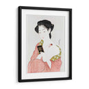 Mujer japonesa aplicándose polvos (1918) I - Hashiguchi Goyo | Cuadro decorativo de Canvas Lab