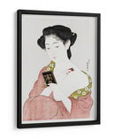 Mujer japonesa aplicándose polvos (1918) - Hashiguchi Goyo | Cuadro decorativo de Canvas Lab