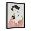 Mujer japonesa aplicándose polvos (1918) I - Hashiguchi Goyo | Cuadro decorativo de Canvas Lab