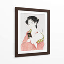 Mujer japonesa aplicándose polvos (1918) I - Hashiguchi Goyo | Cuadro decorativo de Canvas Lab