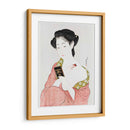 Mujer japonesa aplicándose polvos (1918) I - Hashiguchi Goyo | Cuadro decorativo de Canvas Lab