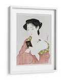 Mujer japonesa aplicándose polvos (1918) - Hashiguchi Goyo | Cuadro decorativo de Canvas Lab