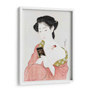 Mujer japonesa aplicándose polvos (1918) I - Hashiguchi Goyo | Cuadro decorativo de Canvas Lab