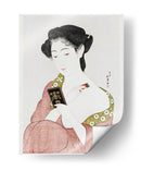 Mujer japonesa aplicándose polvos (1918) - Hashiguchi Goyo | Cuadro decorativo de Canvas Lab