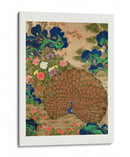 Pavo real y flores chinos (siglo XVII) - Vintage Japanese | Cuadro decorativo de Canvas Lab