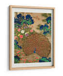 Pavo real y flores chinos (siglo XVII) - Vintage Japanese | Cuadro decorativo de Canvas Lab