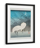 Garcetas y Juncos a la Luz de la Luna (1926) - Ohara Koson | Cuadro decorativo de Canvas Lab
