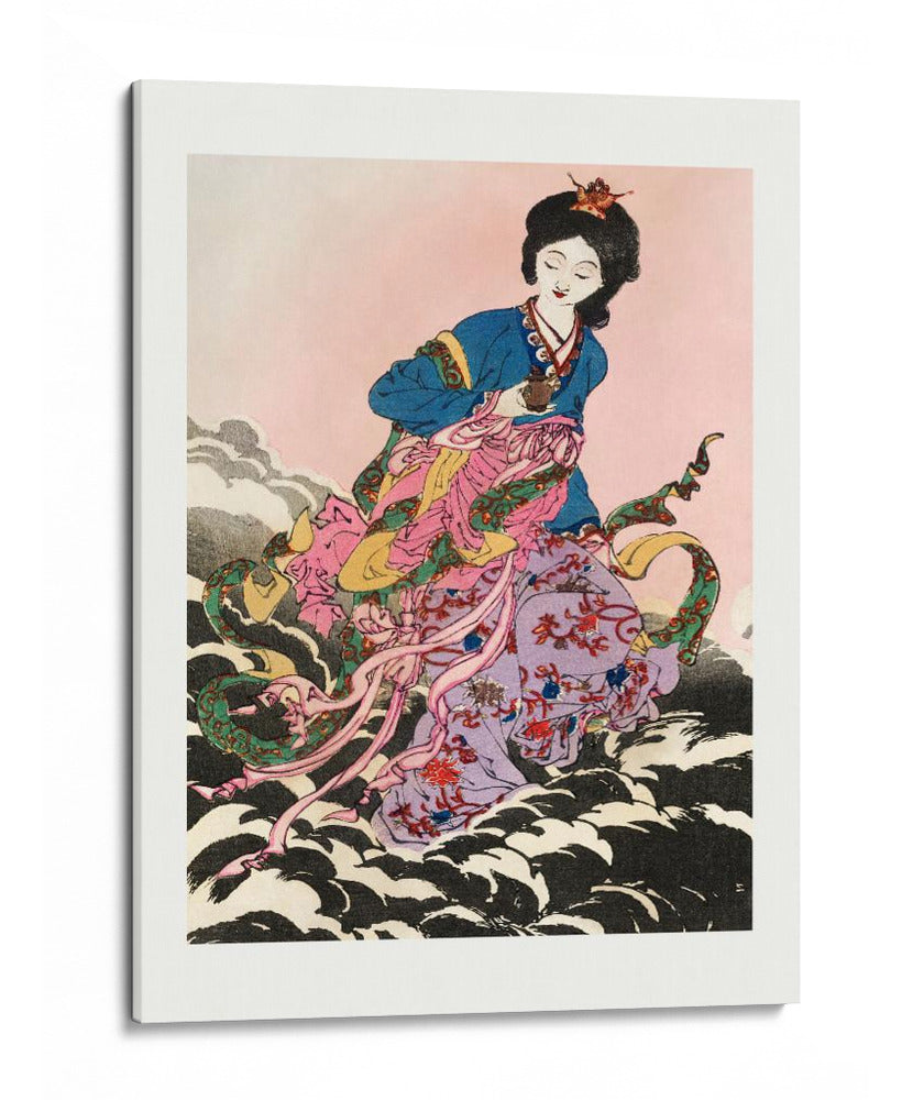 Mujer Japonesa (1839 1892) - Taiso Yoshitoshi | Cuadro decorativo de Canvas Lab