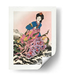 Mujer Japonesa (1839 1892) - Taiso Yoshitoshi | Cuadro decorativo de Canvas Lab