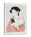 Mujer japonesa aplicándose polvo (1918) - Hashiguchi Goyo | Cuadro decorativo de Canvas Lab