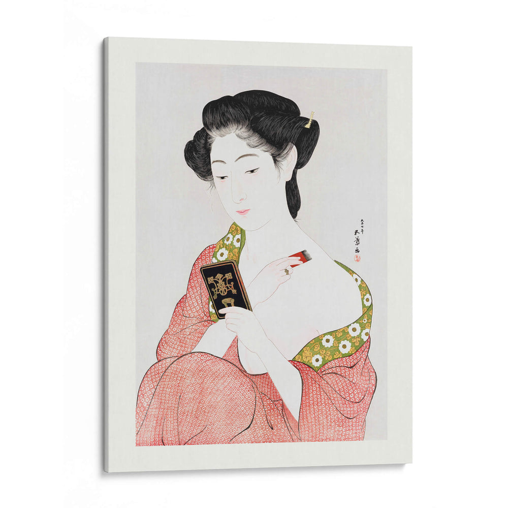 Mujer japonesa aplicándose polvo (1918) II - Hashiguchi Goyo | Cuadro decorativo de Canvas Lab