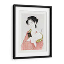 Mujer japonesa aplicándose polvo (1918) II - Hashiguchi Goyo | Cuadro decorativo de Canvas Lab