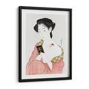 Mujer japonesa aplicándose polvo (1918) II - Hashiguchi Goyo | Cuadro decorativo de Canvas Lab