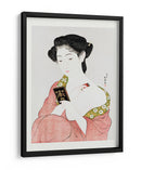 Mujer japonesa aplicándose polvo (1918) - Hashiguchi Goyo | Cuadro decorativo de Canvas Lab