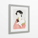 Mujer japonesa aplicándose polvo (1918) II - Hashiguchi Goyo | Cuadro decorativo de Canvas Lab
