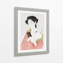 Mujer japonesa aplicándose polvo (1918) II - Hashiguchi Goyo | Cuadro decorativo de Canvas Lab