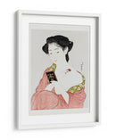 Mujer japonesa aplicándose polvo (1918) - Hashiguchi Goyo | Cuadro decorativo de Canvas Lab