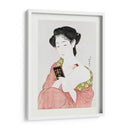 Mujer japonesa aplicándose polvo (1918) II - Hashiguchi Goyo | Cuadro decorativo de Canvas Lab