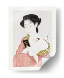 Mujer japonesa aplicándose polvo (1918) - Hashiguchi Goyo | Cuadro decorativo de Canvas Lab