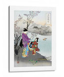 Admirando la Flor del Ciruelo (1887–1896) - Ogata Gekko | Cuadro decorativo de Canvas Lab