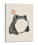 Rana Gruñona I Negro - Matsumoto Hoji | Cuadro decorativo de Canvas Lab